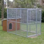 Outdoor Dog Kennel mod. Eco + Dog House mod. Collie