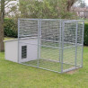 Box per cani da esterno con cuccia coibentata taglia media mod: Eco + Cuccia Dobermann