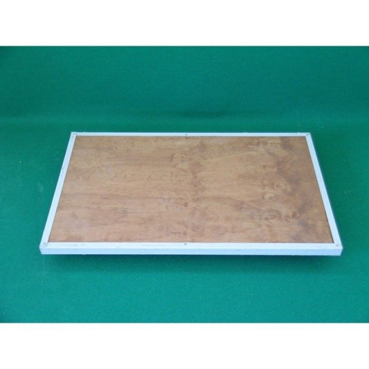 Pedana per cani in legno con bordo antimorso