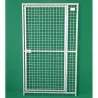 Modular panels for outdoor dog fencing with mesh or gate
