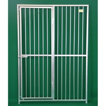 Modular panels for outdoor dog fencing with bars or gate mod: CancSbarre