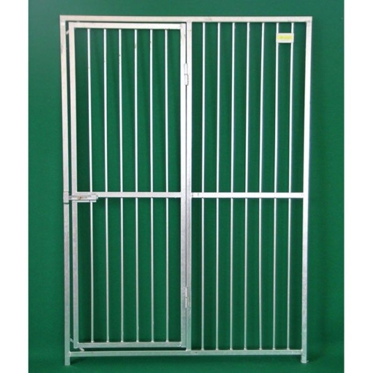 Modular panels for outdoor dog fencing with bars or gate mod: CancSbarre