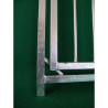 Modular panels for outdoor dog fencing with bars or gate mod: CancSbarre