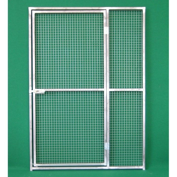Modular panels for aviary with mesh or gate