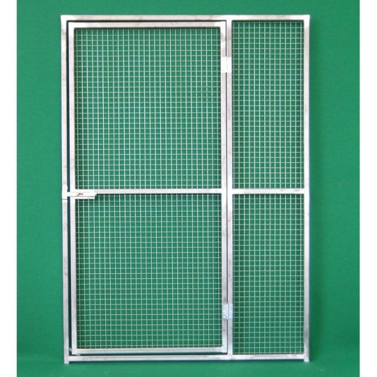 Modular panels for aviary with mesh or gate