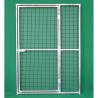 Modular panels for aviary with mesh or gate