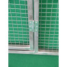 Modular panels for aviary with mesh or gate