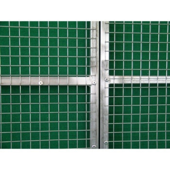 Pannelli modulari e cancelletto in rete elettrosaldata per voliera