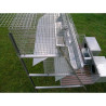 Indoor rabbit cages for 2 rabbits mares + 8 fatten rabbits