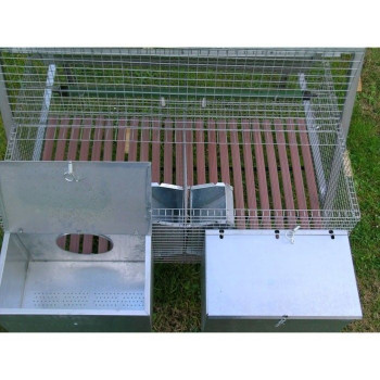 Indoor rabbit cages for 2 rabbits mares + 8 fatten rabbits