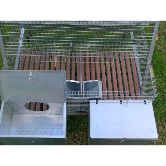 Nests Rabbit Hutch for 2 Breed + 8 Fatten