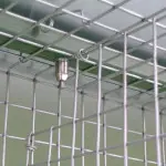 Rabbit Cage with 3 Breeding Does and 12 Fattening Compartments