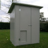 Outdoor dog house with opening door standing height mod: Alano