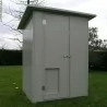 Outdoor dog house with opening door standing height mod: Alano
