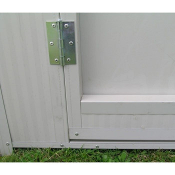 Outdoor dog house with opening door standing height mod: Alano