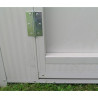 Outdoor dog house with opening door standing height mod: Alano