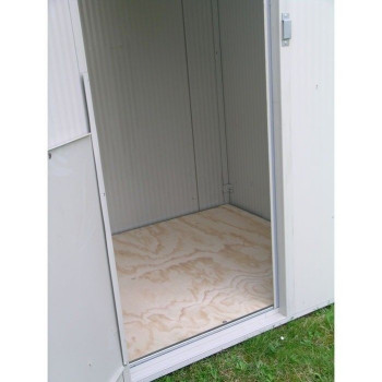 Outdoor dog house with opening door standing height mod: Alano