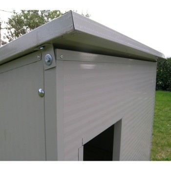 Large outdoor dog house insulated with sunroof mod. Dobermann/Mastino