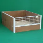 Whelping Box for Dogs Made of Wood