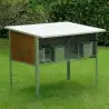 Outdoor Rabbit Hutch, Cage for 2 Rabbits