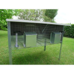 Outdoor Rabbit Hutch 2 rabbit