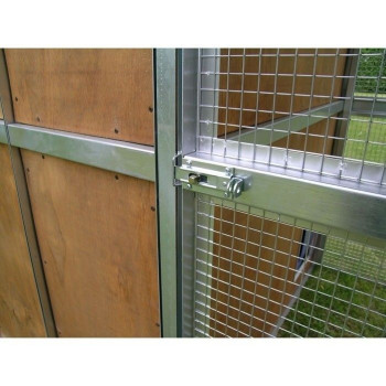 Cat outdoor enclosure in wood