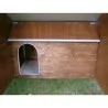 Box per cani in legno da esterno con tettoia e cuccia taglia media integrata mod: Labrador