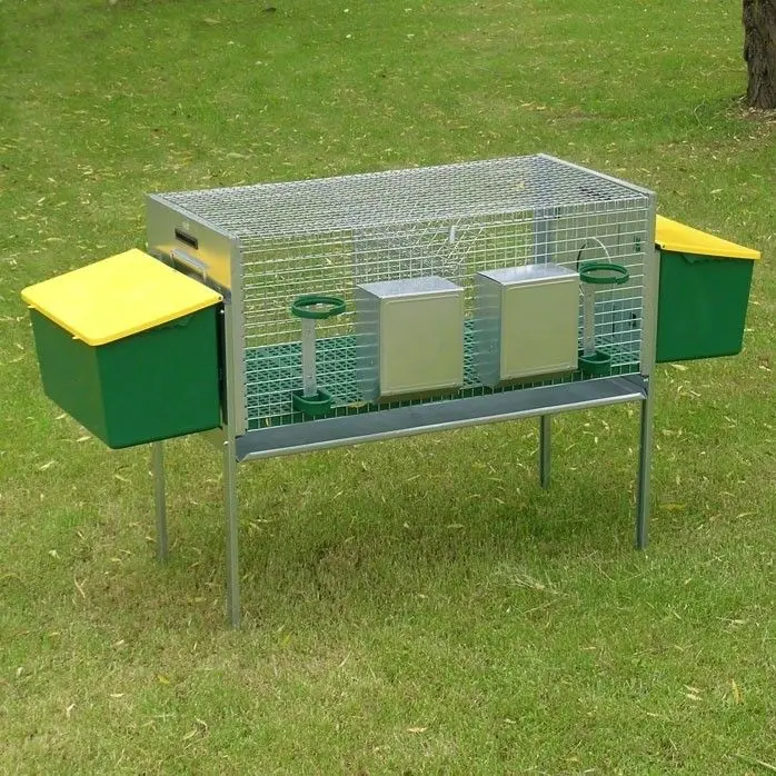 Rabbit Hutch, Cage for 2 Rabbits
