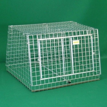 Dog crate for car made with mesh