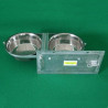 Dog Bowl Swivel Double