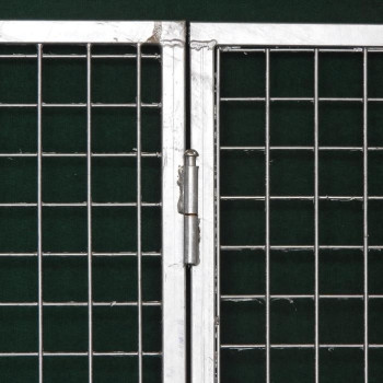 Modular panels for outdoor dog fencing 102 cm high with mesh or gate