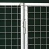 Pannelli modulari e cancelletto altezza 102 cm in rete elettrosaldata per recinzione bassa  per cani da esterno