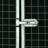 Modular panels for outdoor dog fencing 102 cm high with mesh or gate
