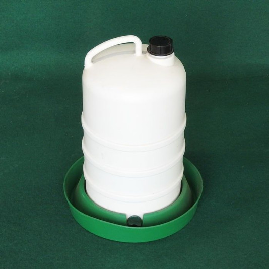 Poultry water drinkers 22 liters with siphon for chickens ducks geese
