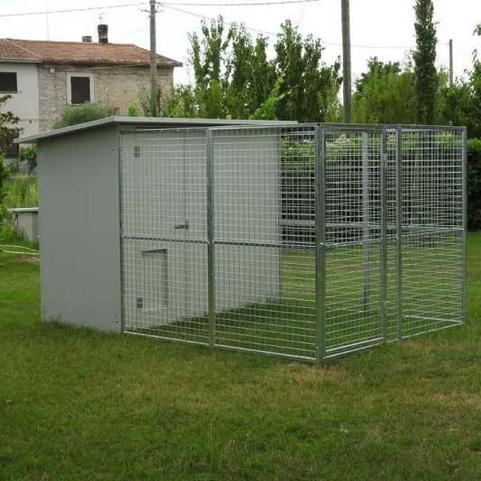 Dog Kennel mod. Modular 200x300 without roof