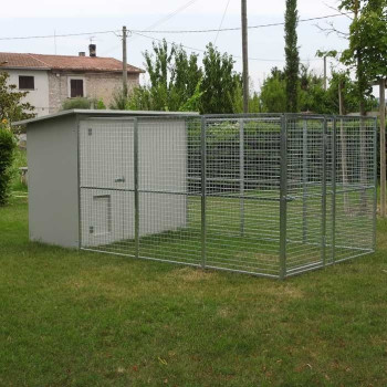 Dog Kennel mod. Modular 200x400 without roof