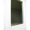 Medium outdoor dog house insulated with flat and sunroof mod. Medio