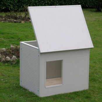 Cuccia per cani taglia piccola da esterno coibentata con tetto apribile mod: Piccolo
