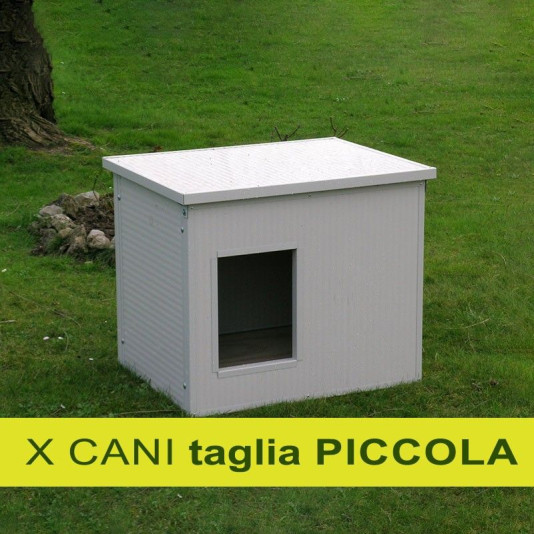 Cuccia per cani taglia piccola da esterno coibentata con tetto apribile mod: Piccolo
