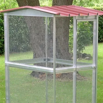 Aviaries and cages for birds