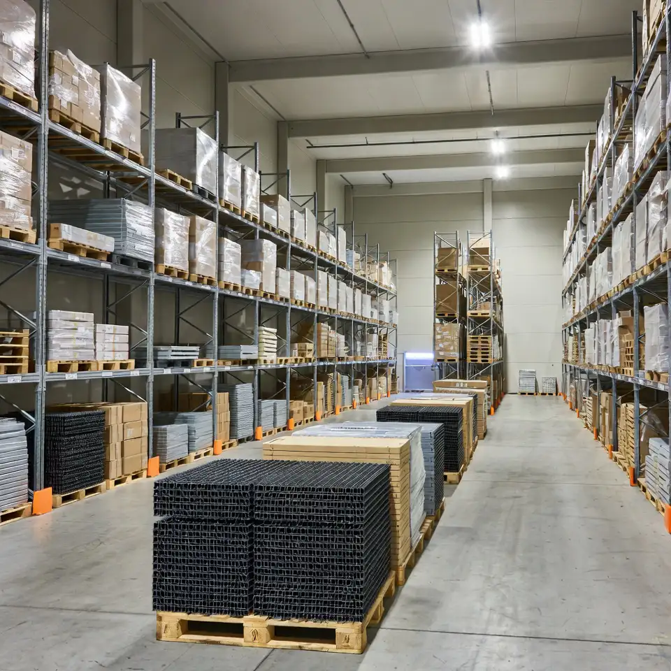 Produzione di box per cani da esterno in magazzino 2