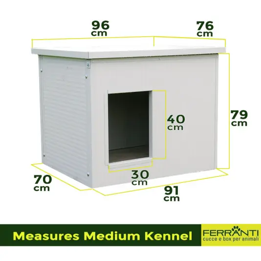 Outdoor Dog House mod. Medium | Ferranti