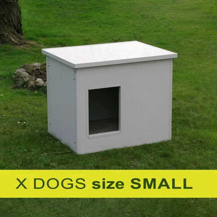 Small Dog House for Outdoor Use with Insulated Panels Mod. Small