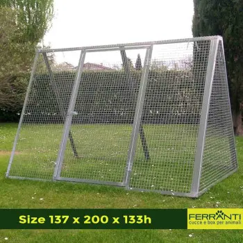 Chicken Pen and Run with Modular Mesh Panels